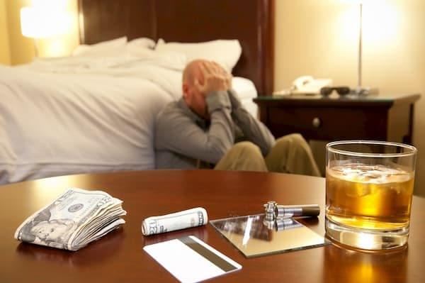How Cocaine Abuse Can Affect Your Mental Health Man struggling with mental health after taking cocaine